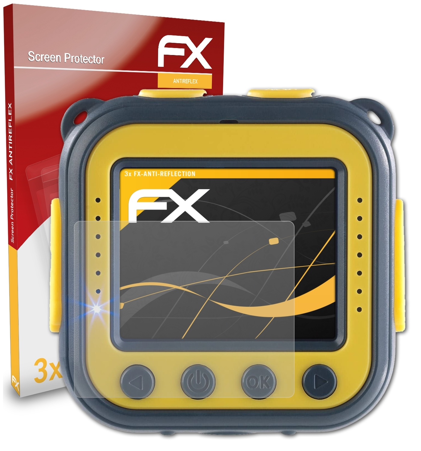 FX-Antireflex ATFOLIX Somikon Displayschutz(für PX2309-944) 3x