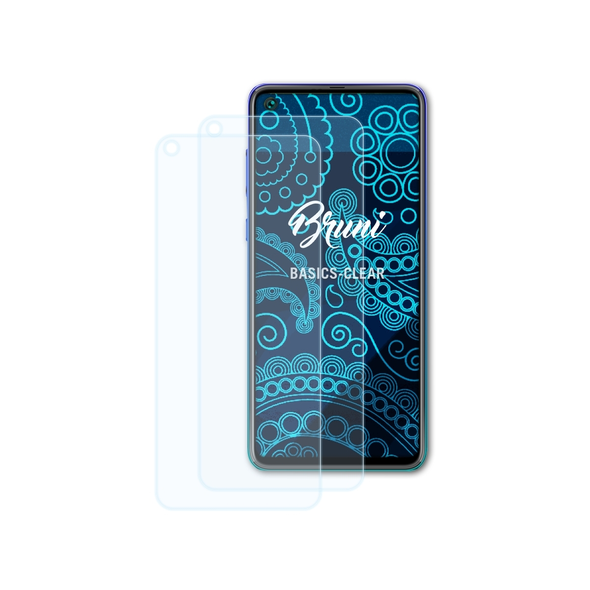 BRUNI Basics-Clear 2x Schutzfolie(für Hotwav Symbol R60)
