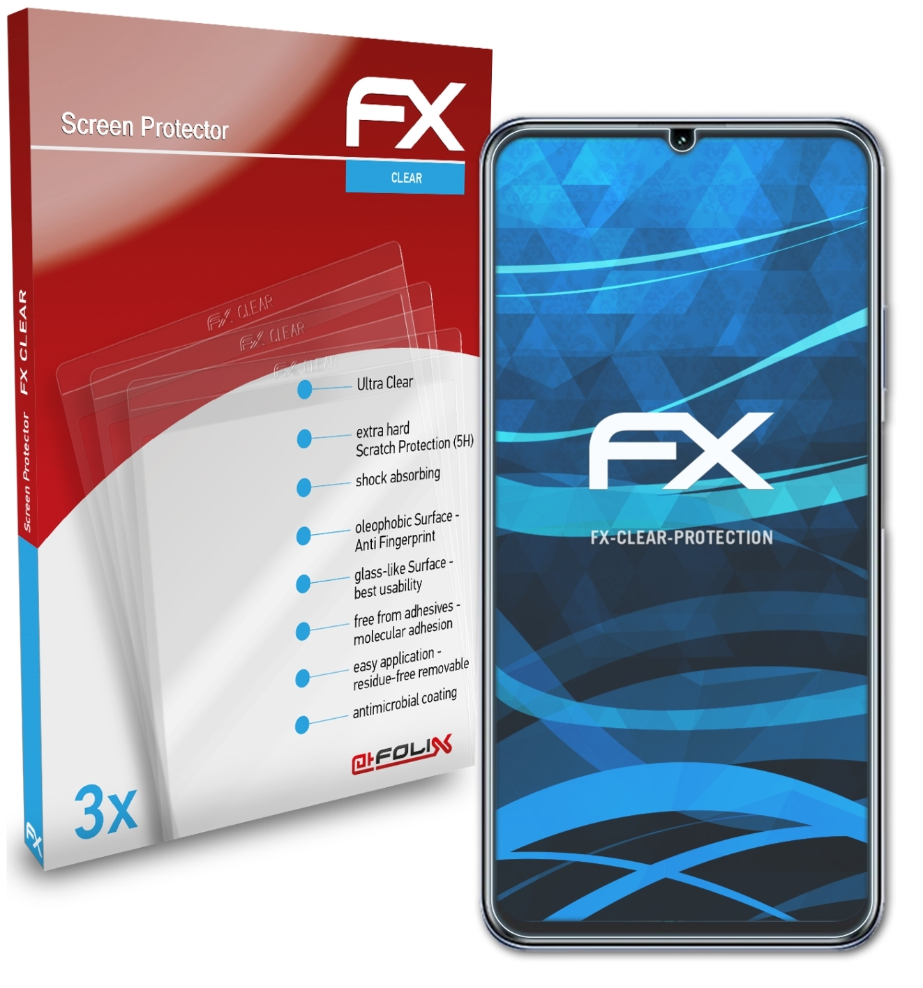 FX-Clear ATFOLIX 3x X30 Displayschutz(für Honor Max)