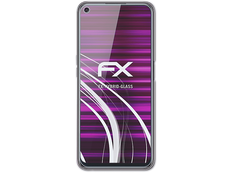 ATFOLIX FX-Hybrid-Glass Schutzglas(für Oppo K9s)