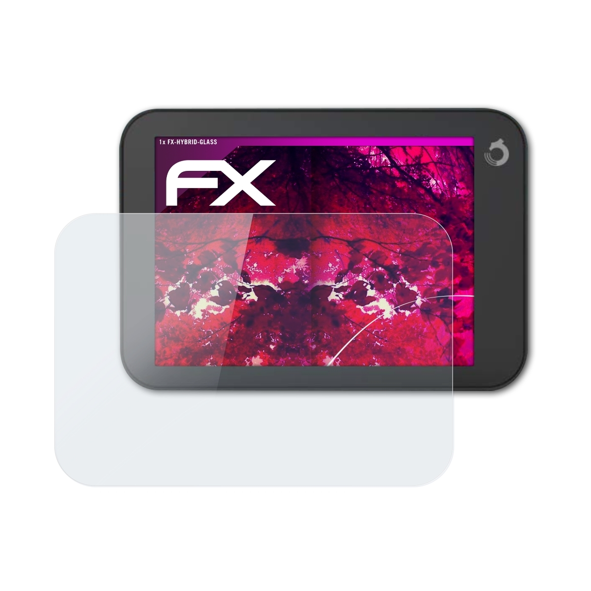 ATFOLIX FX-Hybrid-Glass Schutzglas(für Dragon Touch 5) Vista