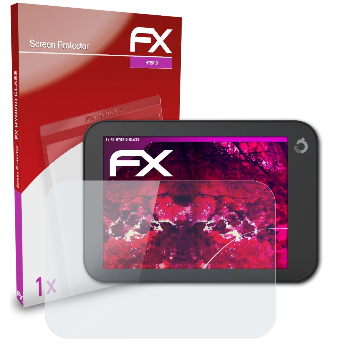 ATFOLIX FX-Hybrid-Glass Schutzglas(für Dragon Touch Vista 5)