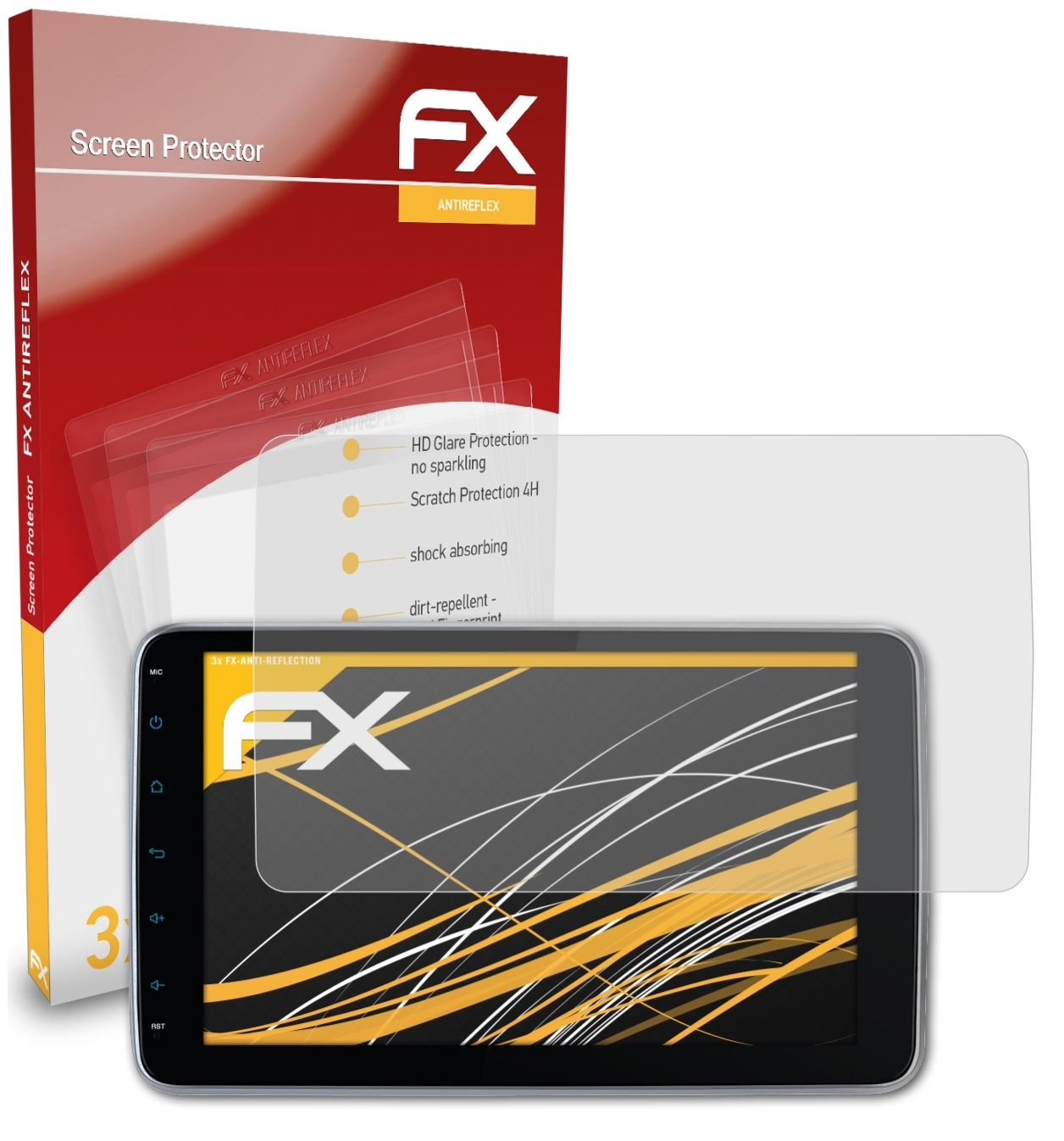 3x Displayschutz(für AA0716B) FX-Antireflex Pumpkin ATFOLIX
