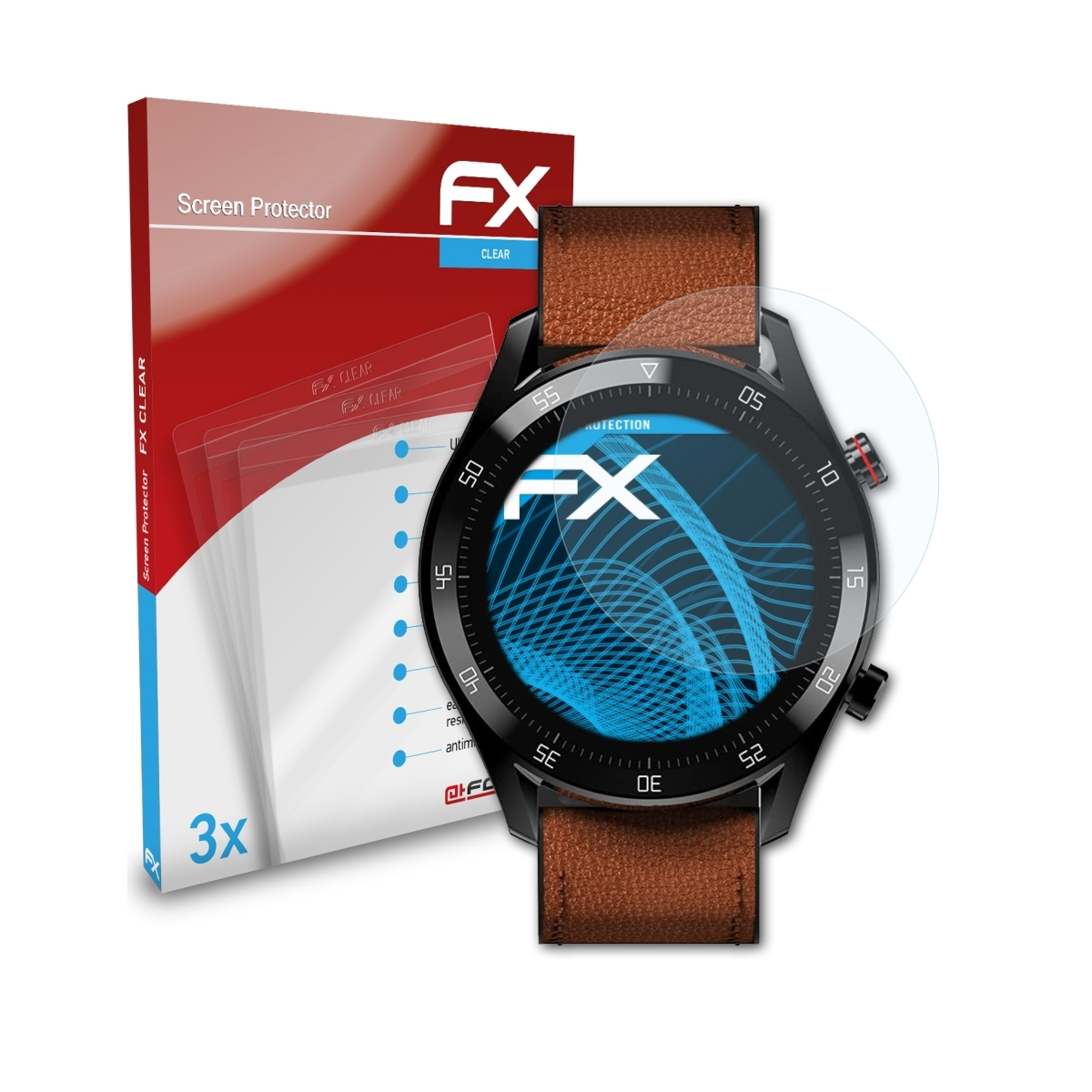 ATFOLIX 3x FX-Clear Displayschutz(für Gionee GSW8)