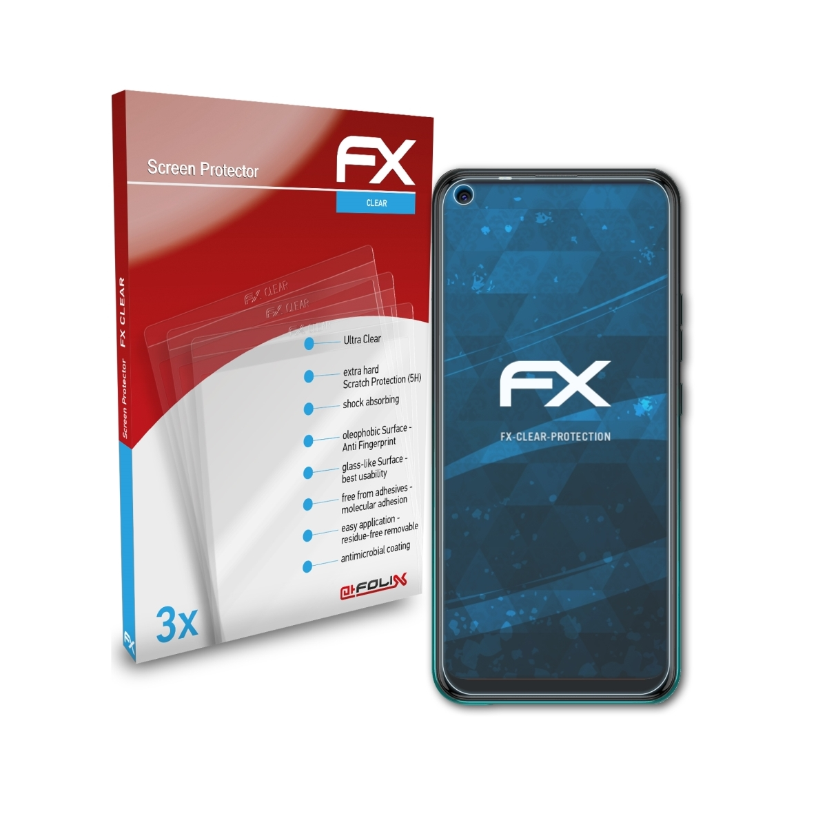 ATFOLIX 3x Tecno FX-Clear Pro) 5 Displayschutz(für Spark