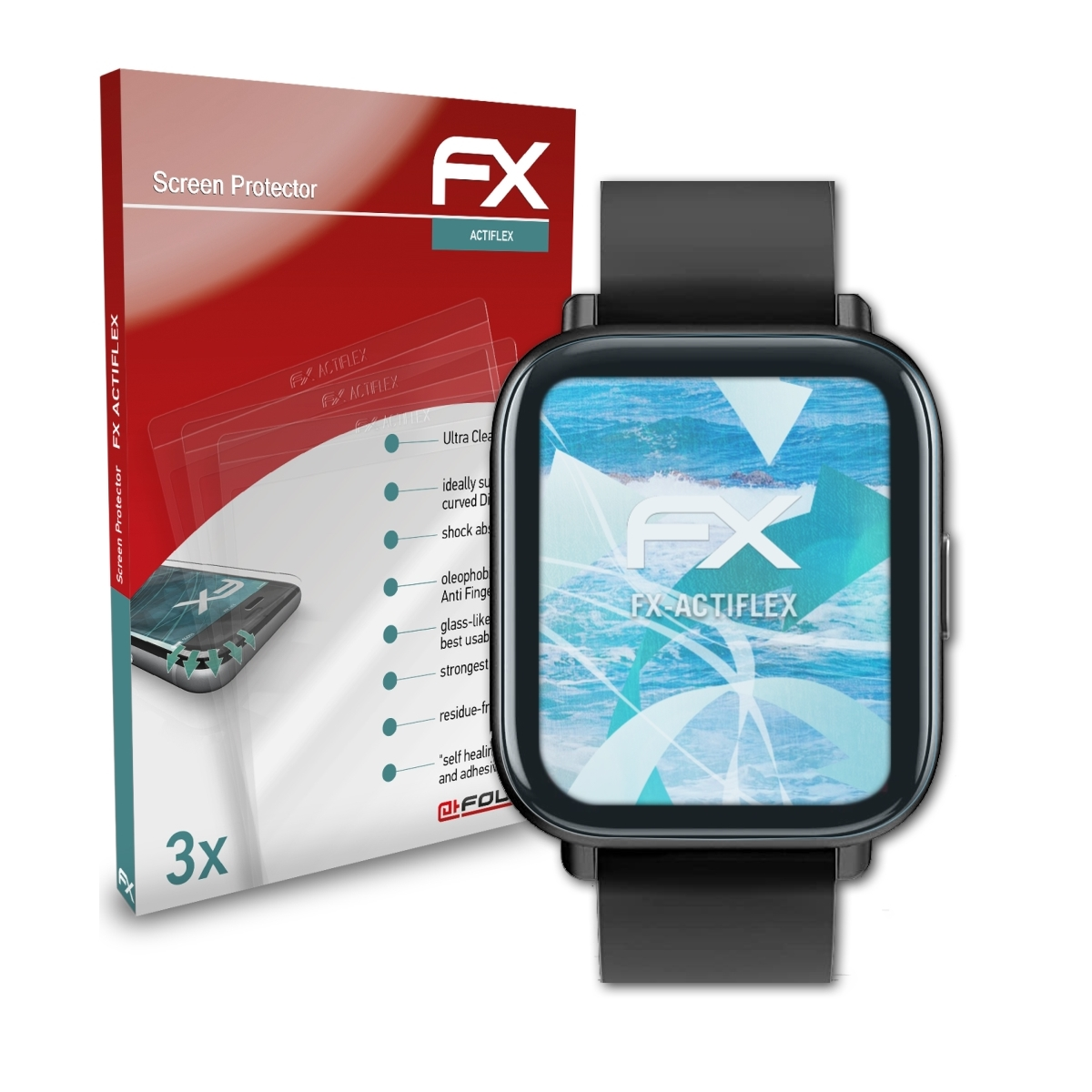 ATFOLIX 3x FX-ActiFleX Displayschutz(für Gionee GSW6)