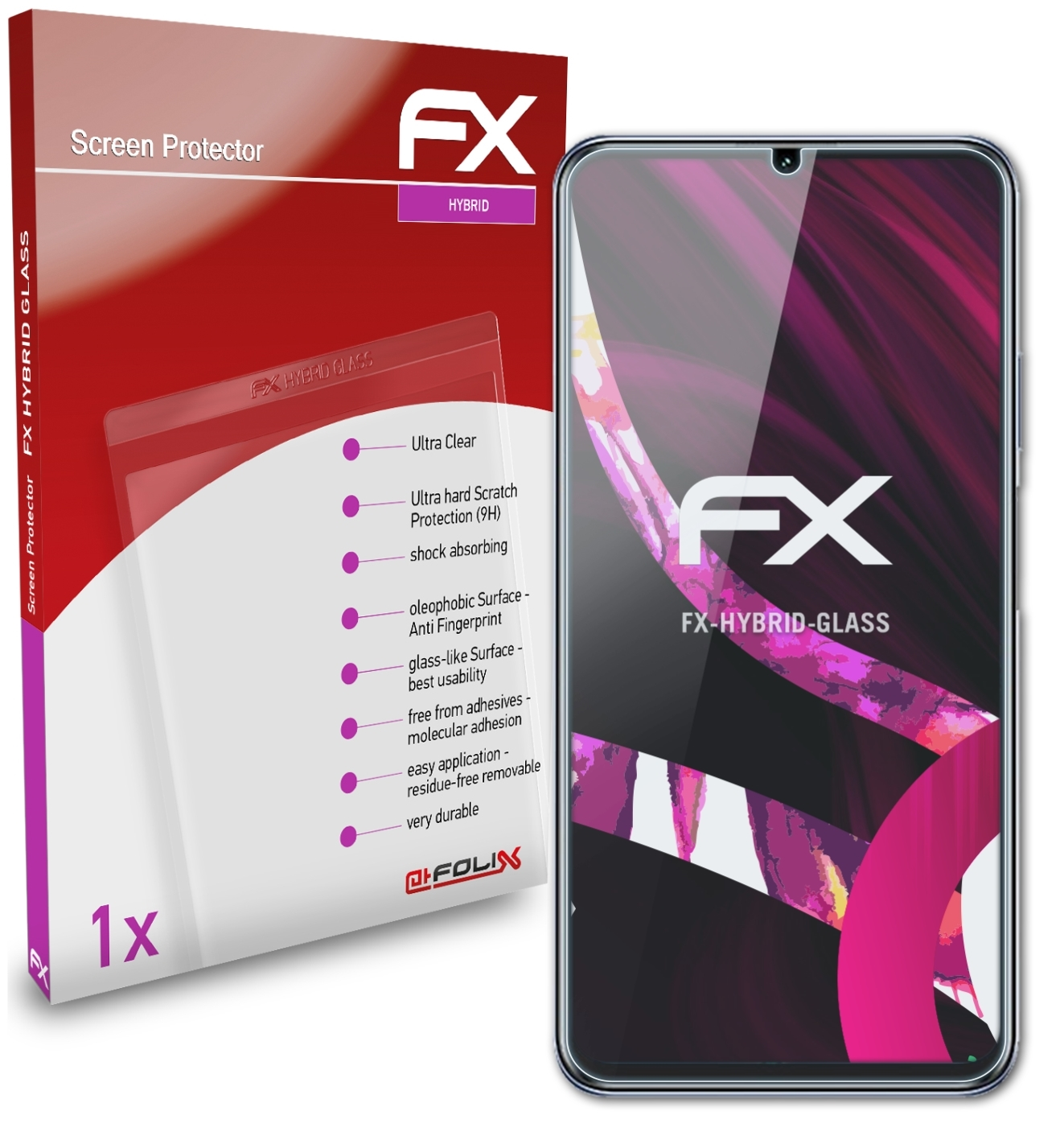 Honor X30 FX-Hybrid-Glass ATFOLIX Schutzglas(für Max)