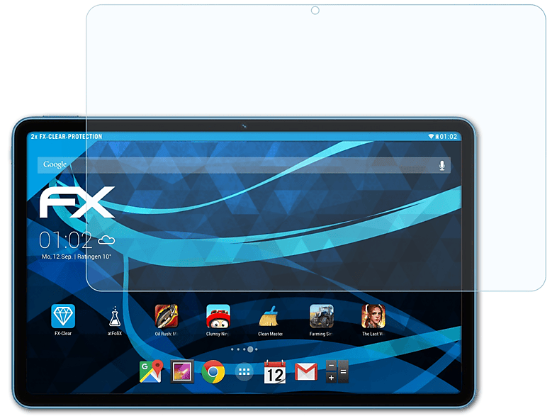 ATFOLIX Displayschutz(für FX-Clear Honor 2x V7) Tab