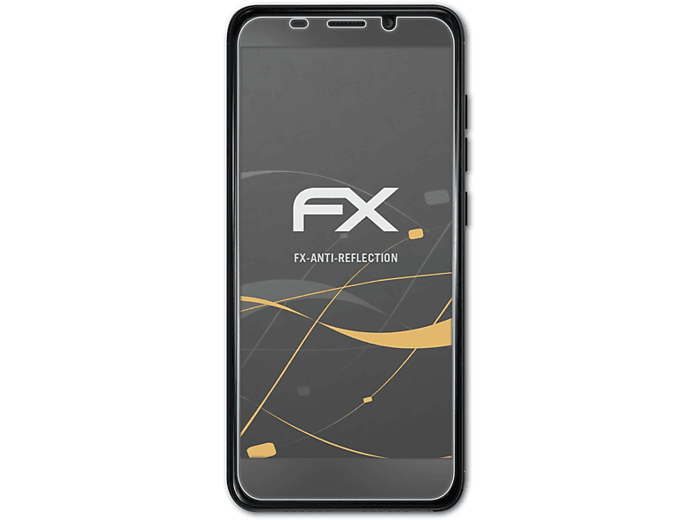 ATFOLIX 3x A7L) Displayschutz(für Nuu Mobile FX-Antireflex