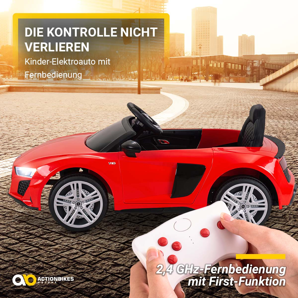 ACTIONBIKES MOTORS R8 4S Spyder Audi Elektroauto Lizenziert