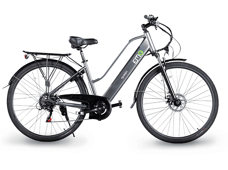 EMG EBIKES EMG "Queen" 28 Zoll ECitybike, 10Ah, grau Citybike