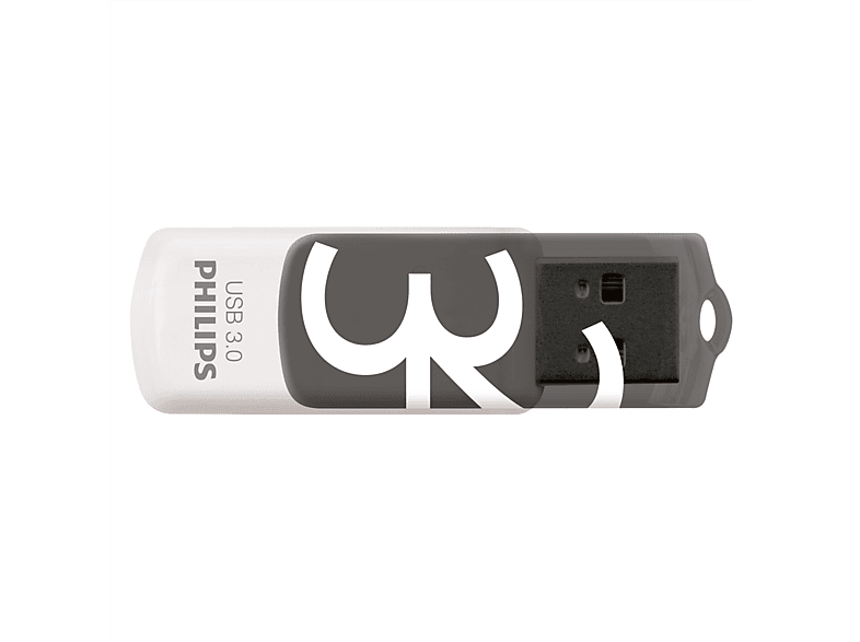 PHILIPS Vivid Edition Shadow Grey®, 100 MB/s USB-Stick (Weiß, 32 GB)