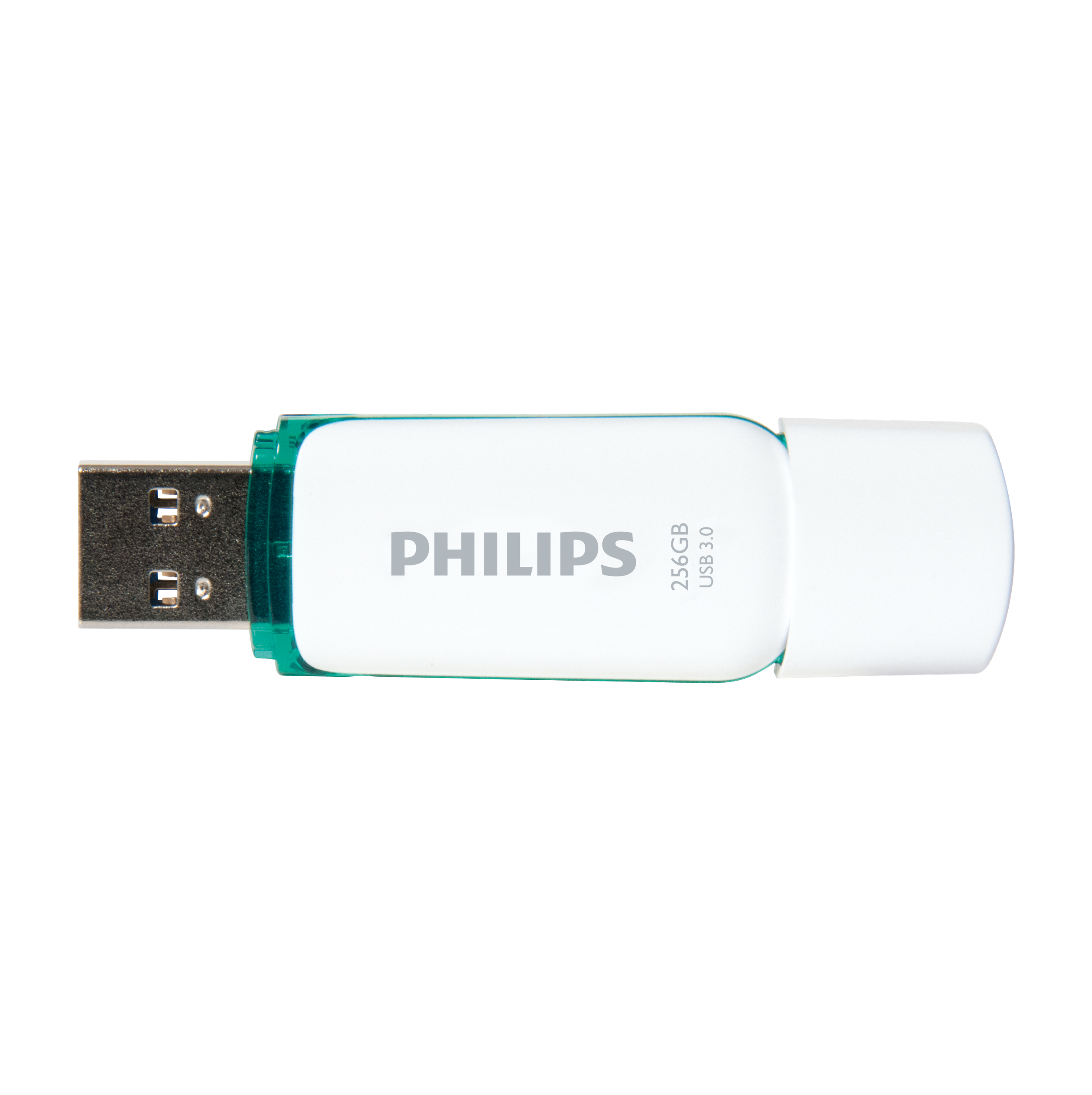 PHILIPS Snow Green®, Spring 100 256 USB-Stick (Weiß, MB/s GB) Edition