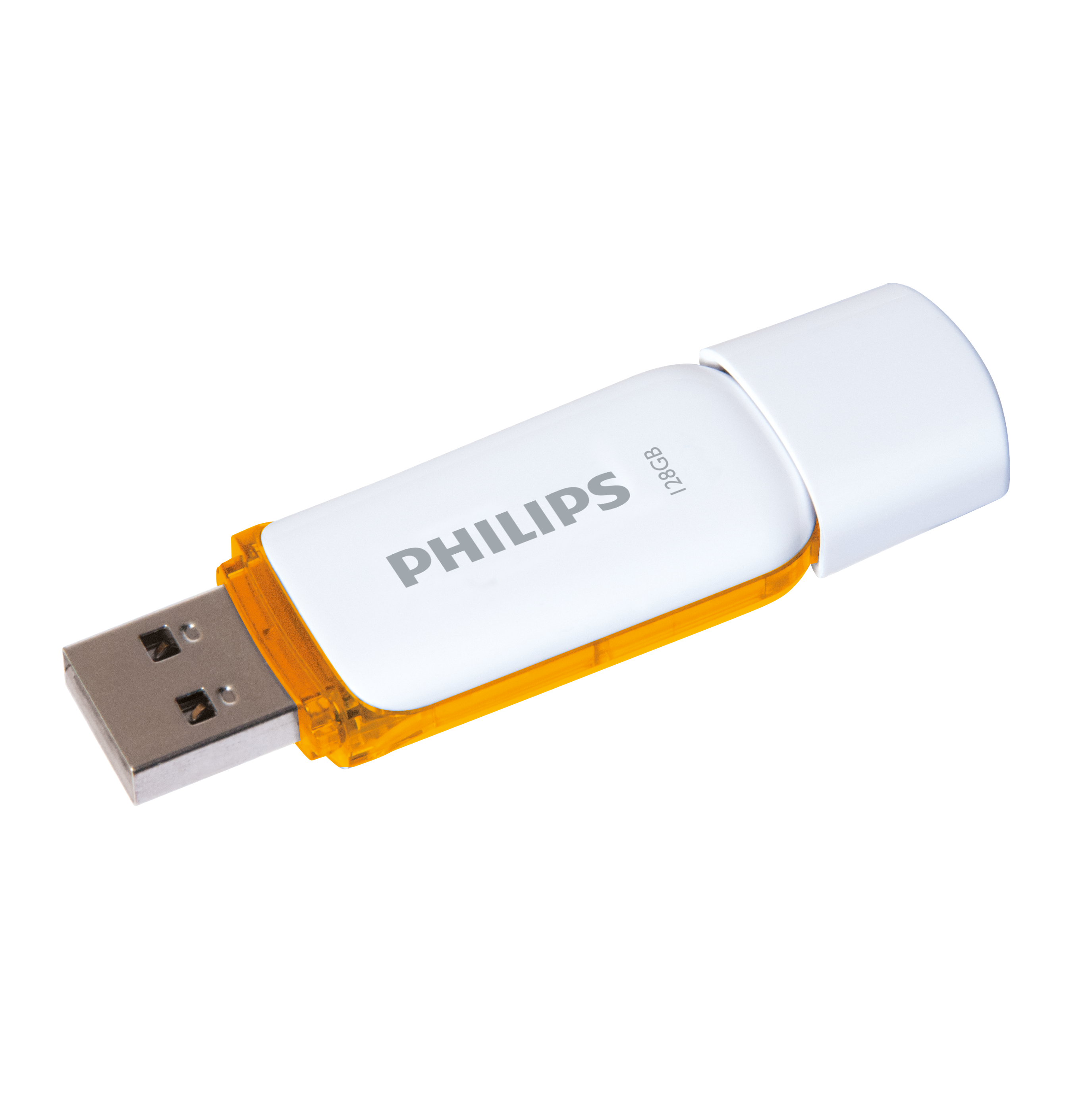 128 25 PHILIPS GB) Snow Edition (Weiß, MB/s Orange®, Sunrise USB-Stick