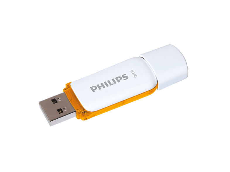PHILIPS Snow Edition Sunrise Orange®, 25 MB/s USB-Stick (Weiß, 128 GB)