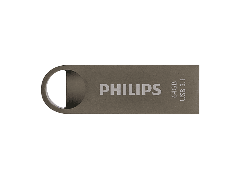 PHILIPS Moon Edition Space Grey® USB-Stick (Aluminium, 64 GB)
