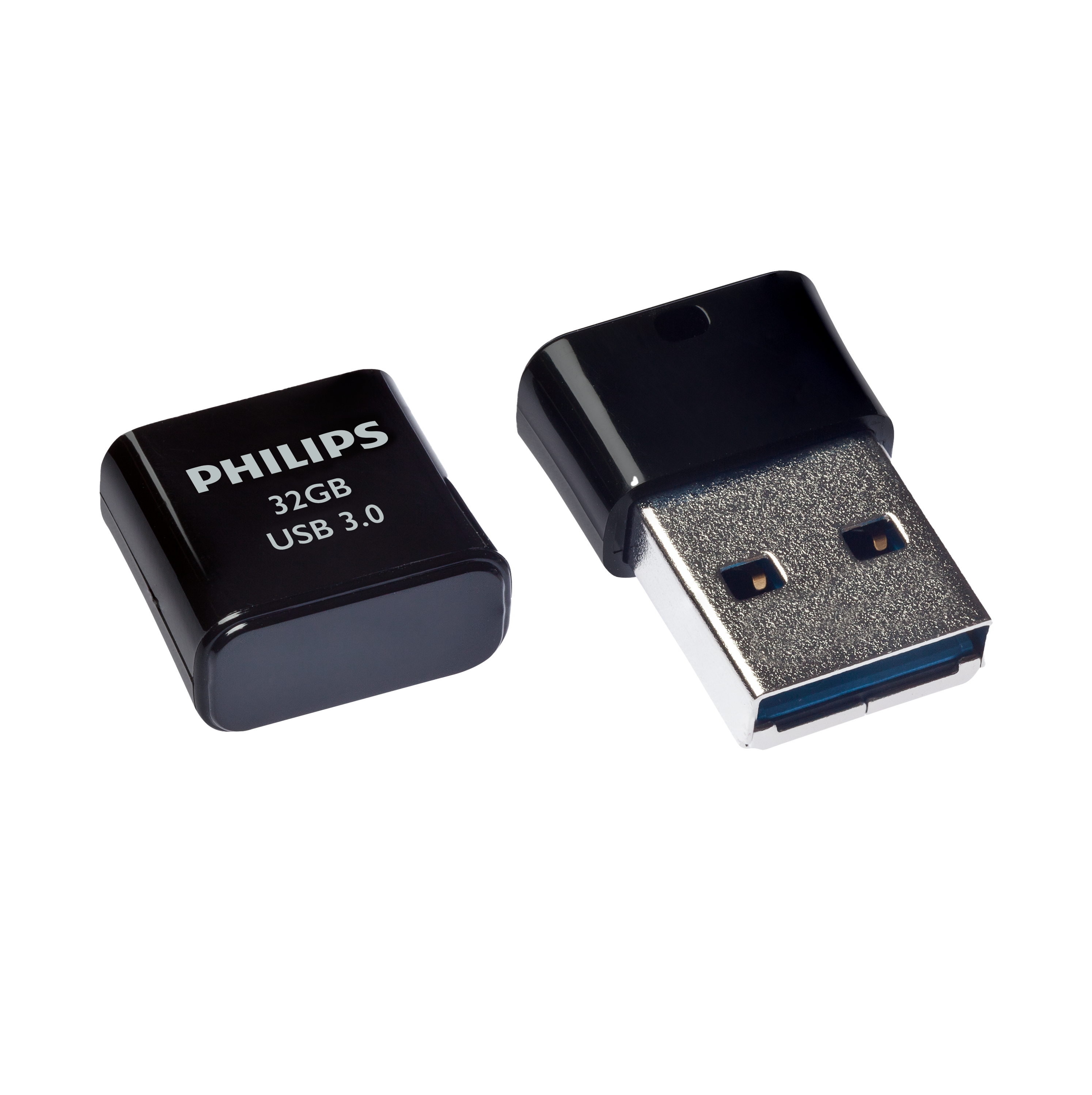 PHILIPS USB Stick Pico 32 (Schwarz, 32GB, USB-Stick Edition, 100MB/s GB)