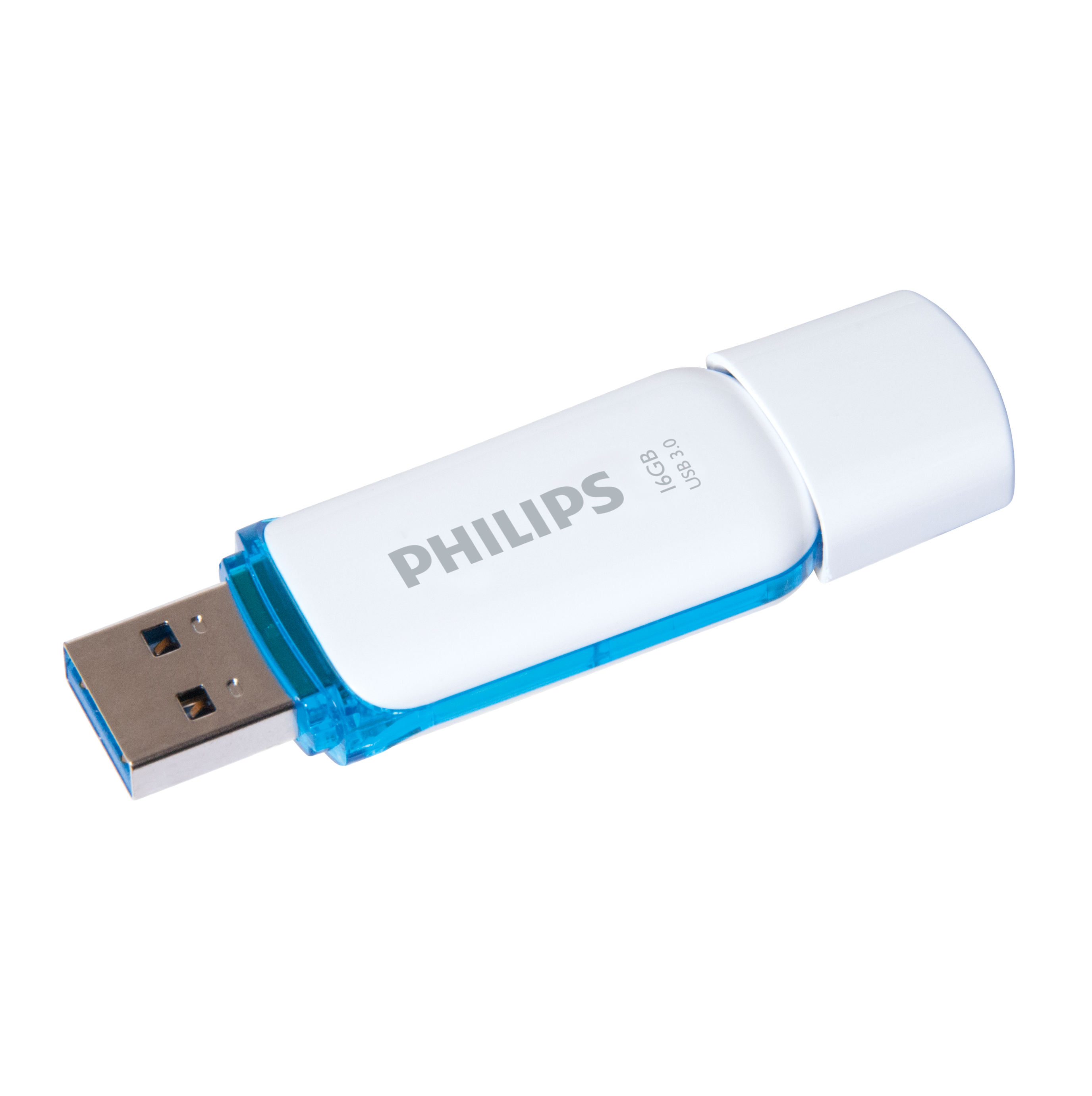 Snow Edition Blue®, USB-Stick MB/s 100 16 (Weiß, Ocean GB) PHILIPS