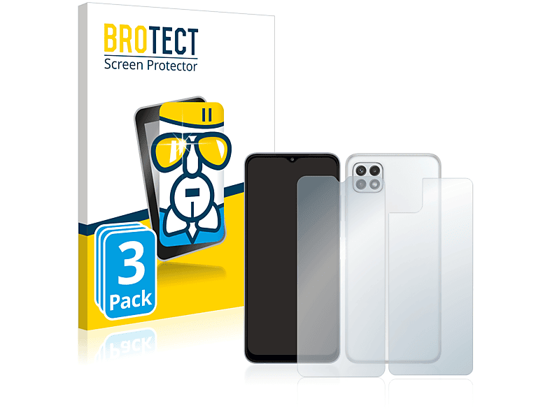BROTECT 3x Airglass klare Schutzfolie(für Samsung Galaxy A22 5G)