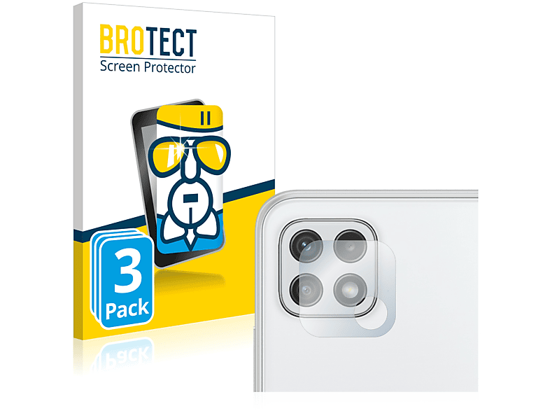BROTECT 3x Airglass klare Schutzfolie(für A22 Galaxy Samsung 5G)