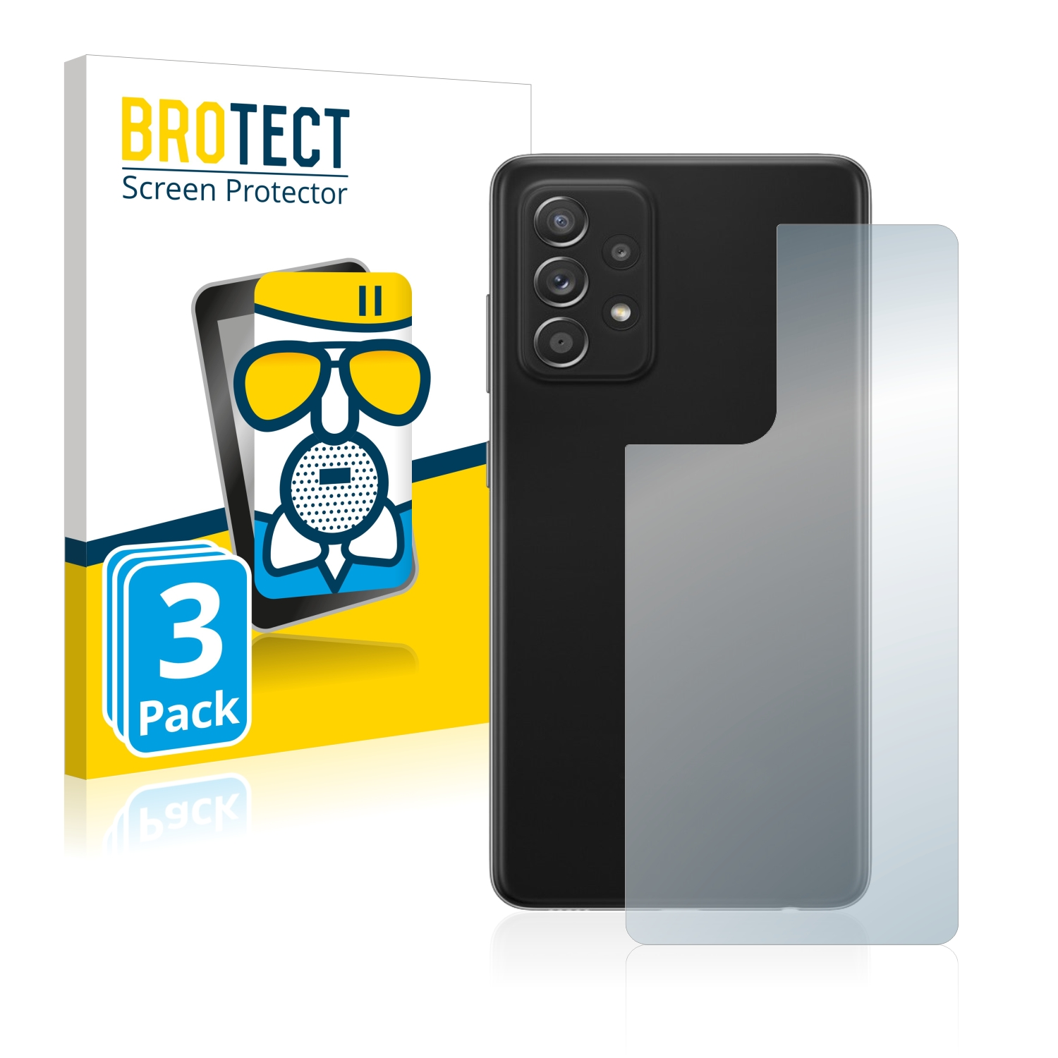 BROTECT 3x Airglass matte Schutzfolie(für A52s 5G) Samsung Galaxy