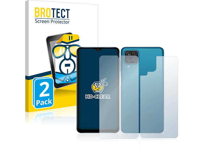 Schutzfolie(für Samsung A12) BROTECT Galaxy 2x klare