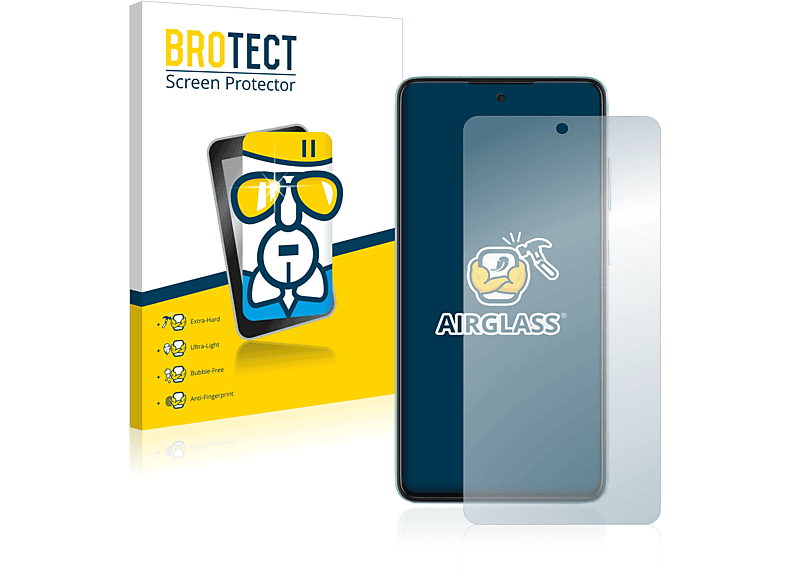 BROTECT Airglass klare Schutzfolie(für Samsung A52) Galaxy