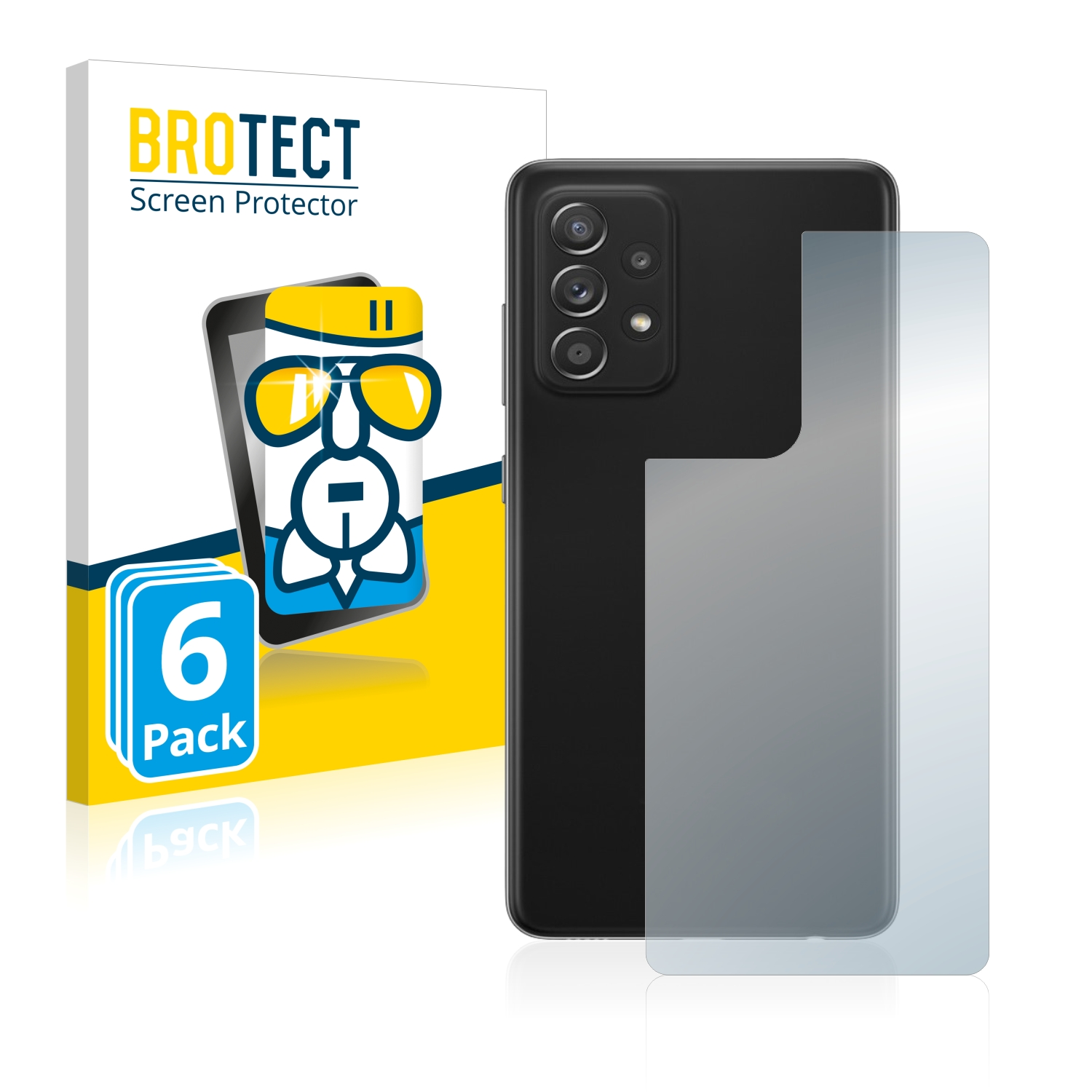 A52s Galaxy Schutzfolie(für klare Airglass BROTECT 5G) 6x Samsung