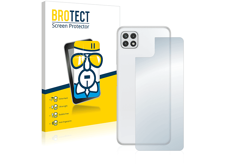 A22 BROTECT 5G) Schutzfolie(für Samsung Galaxy klare Airglass