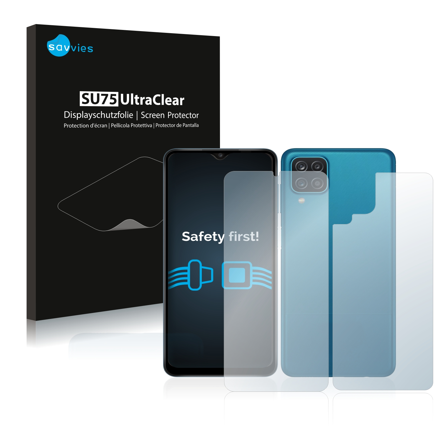 18x klare A12) Galaxy Samsung Schutzfolie(für SAVVIES