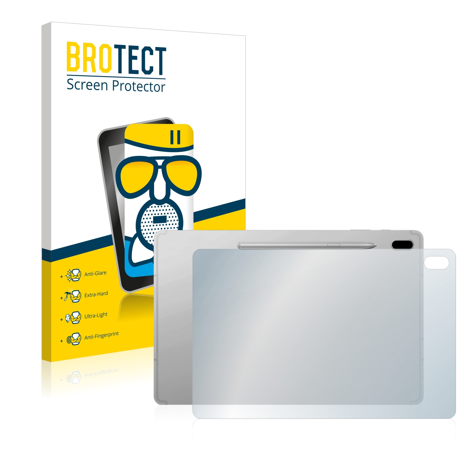 BROTECT Airglass FE Querformat)) Galaxy matte Schutzfolie(für Samsung S7 (im Tab