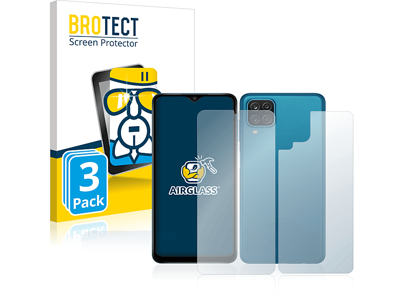 A12) BROTECT Schutzfolie(für Galaxy klare 3x Airglass Samsung
