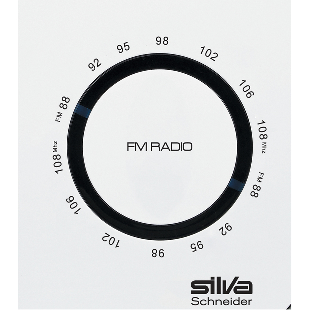 SILVA-SCHNEIDER M 295 weiß/grau FM, Radio