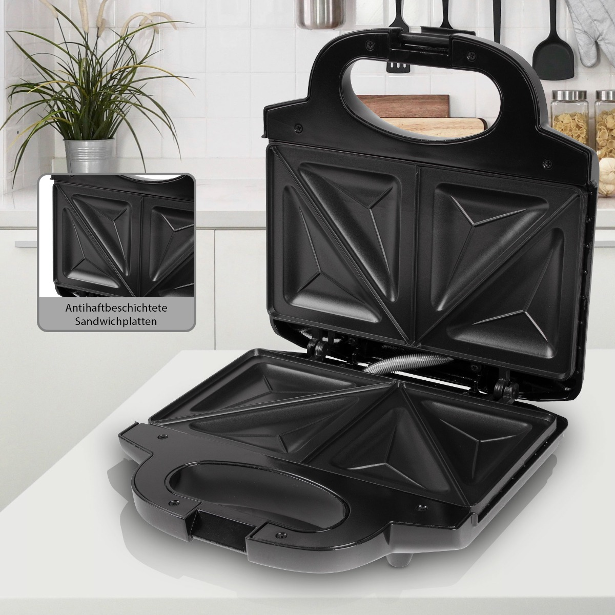 CLATRONIC ST 3778 Sandwichtoaster Schwarz