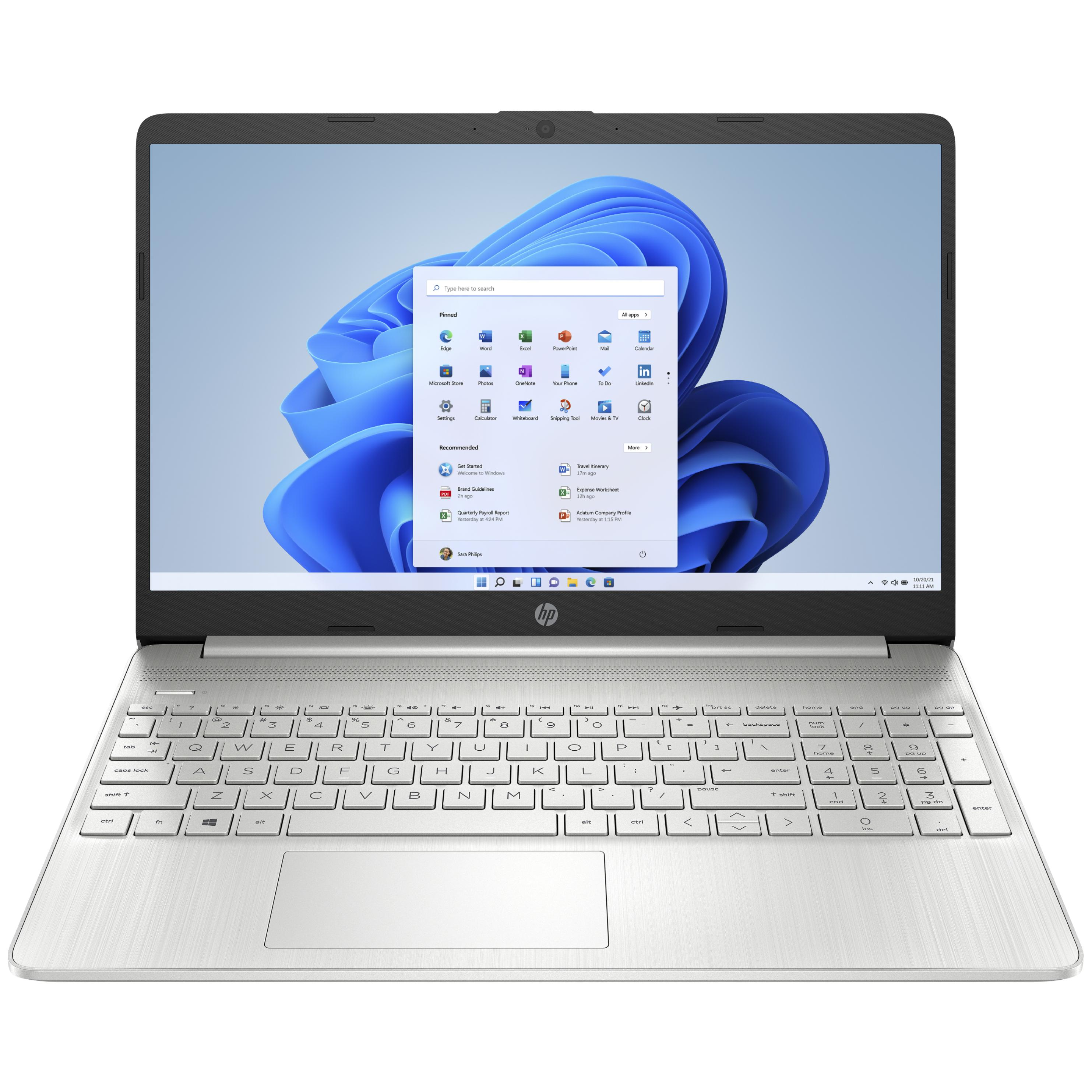 Portátil - HP 15S-FQ4059NS HP, 15,6 ", Full-HD, i5-1155G7, 8 GB, 512 GB, Intel Iris Xe Graphics, Windows 10 Home Plata