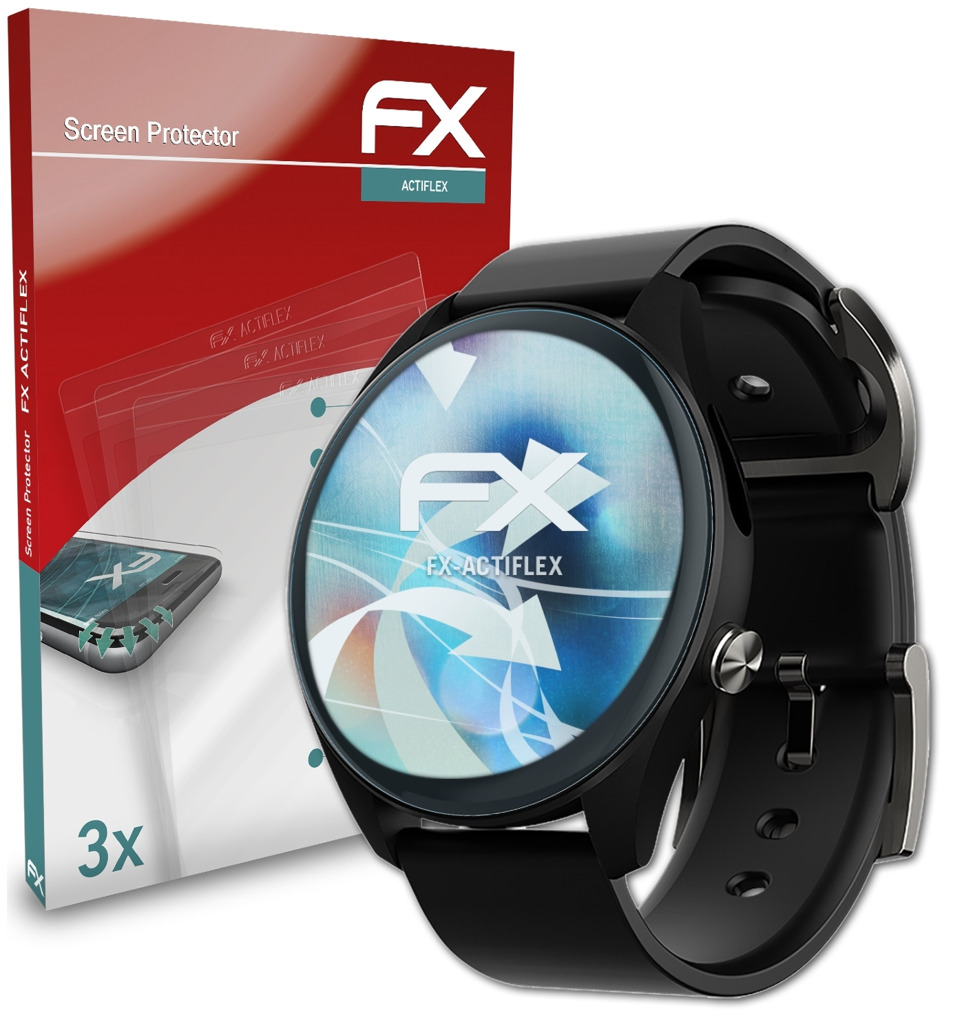 SP ATFOLIX 3x FX-ActiFleX (HC-A05)) Displayschutz(für VivoWatch Asus