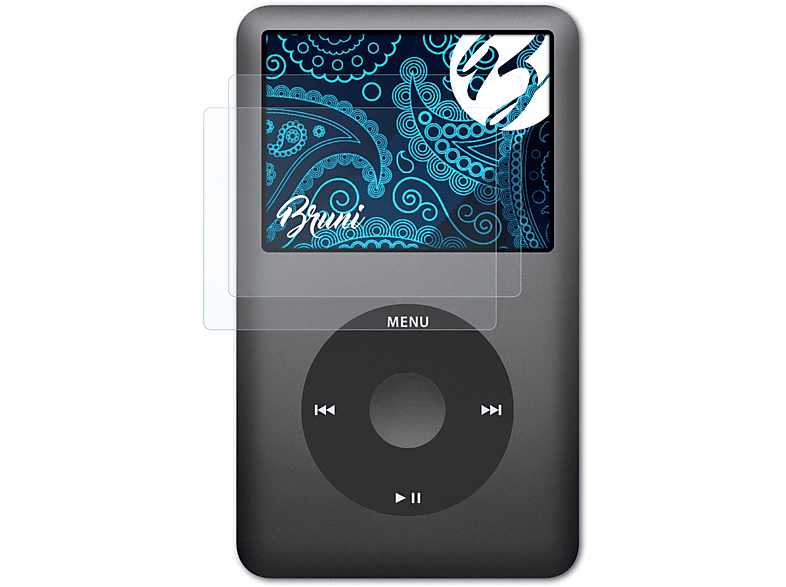 BRUNI Basics-Clear iPod Apple Schutzfolie(für classic) 2x