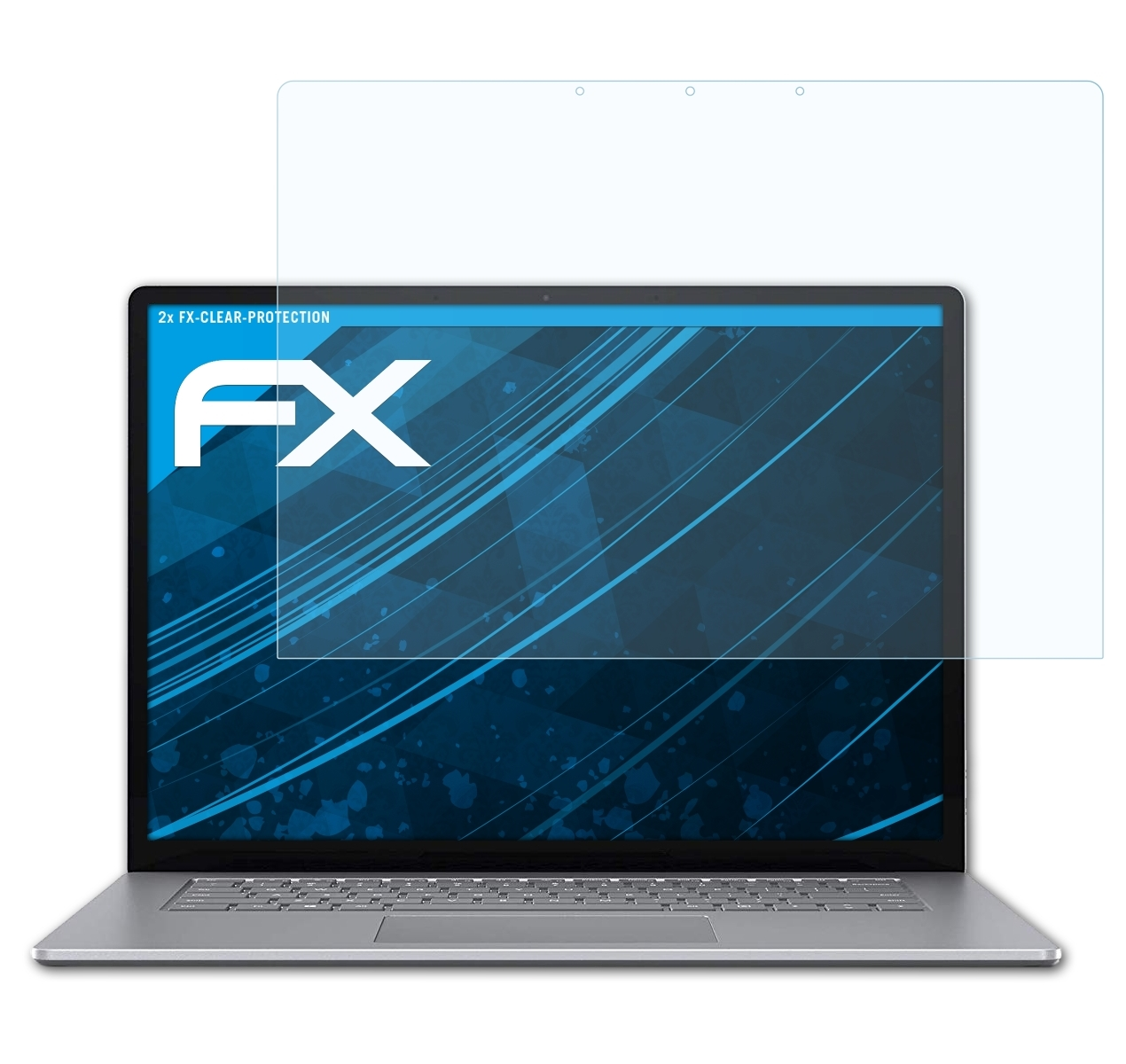 (15 2x Microsoft Surface Laptop FX-Clear inch)) 3 ATFOLIX Displayschutz(für