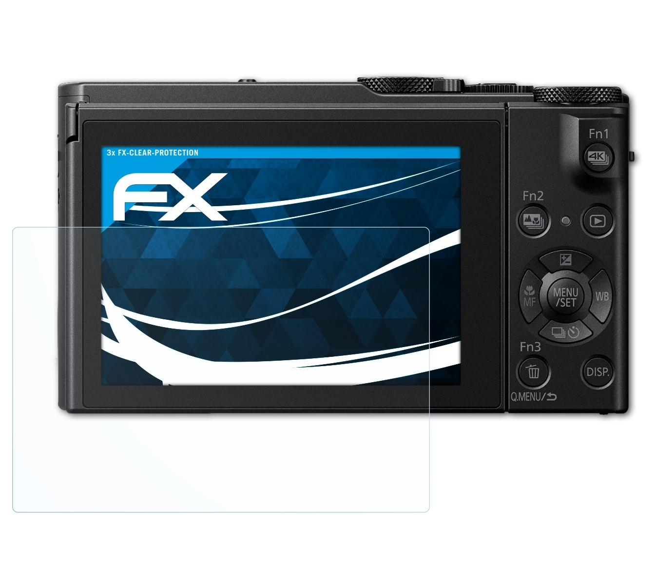 ATFOLIX FX-Clear Panasonic DMC-LX10 LX15) / Displayschutz(für 3x Lumix