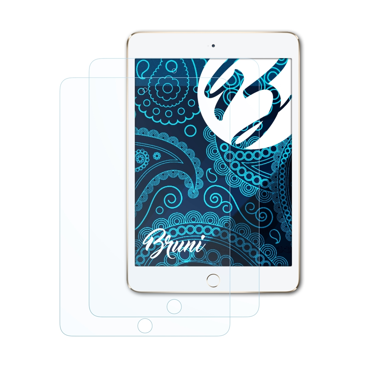 Apple BRUNI Schutzfolie(für Basics-Clear 2x 4) iPad Mini