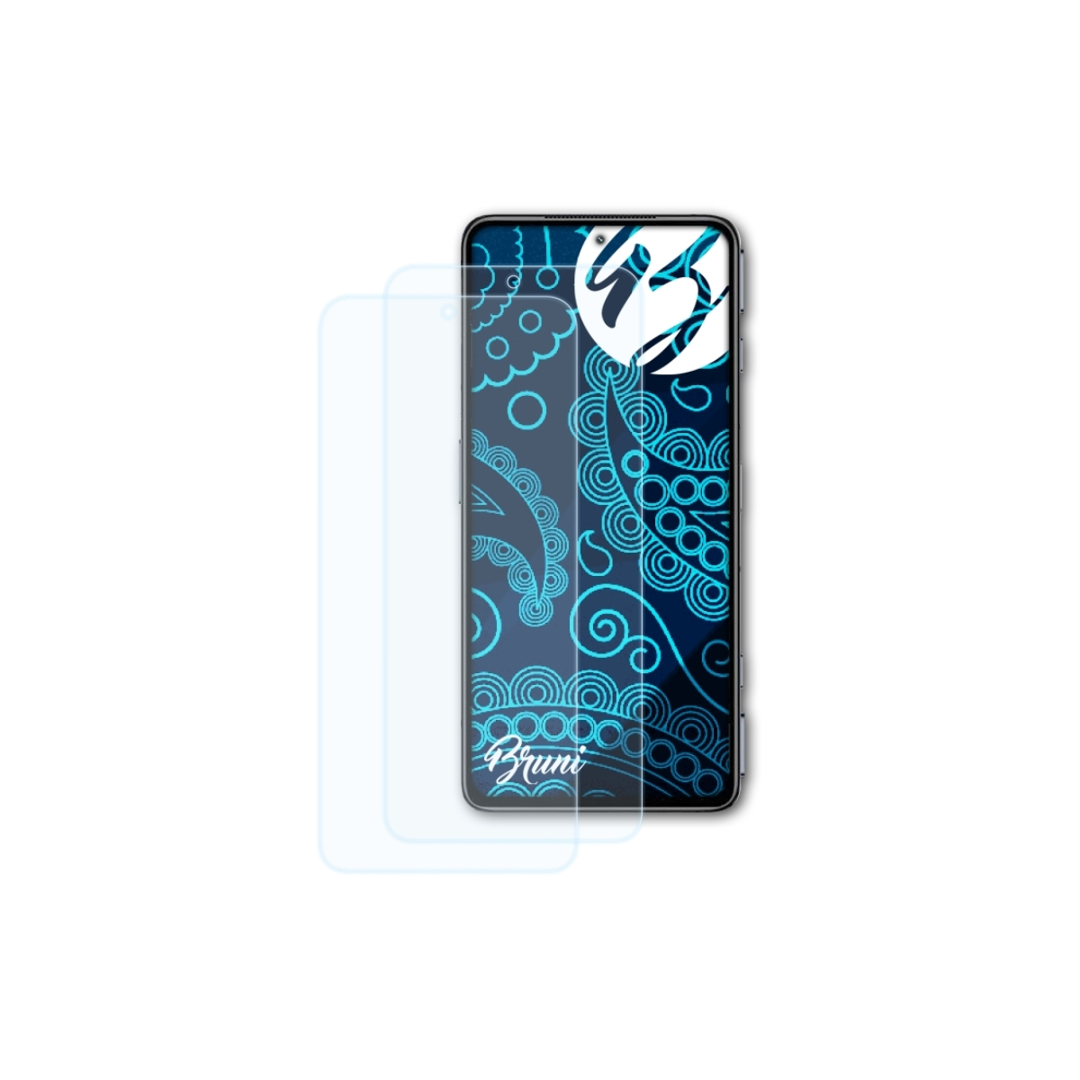 Shark BRUNI Black Basics-Clear Pro) 4S 2x Schutzfolie(für Xiaomi