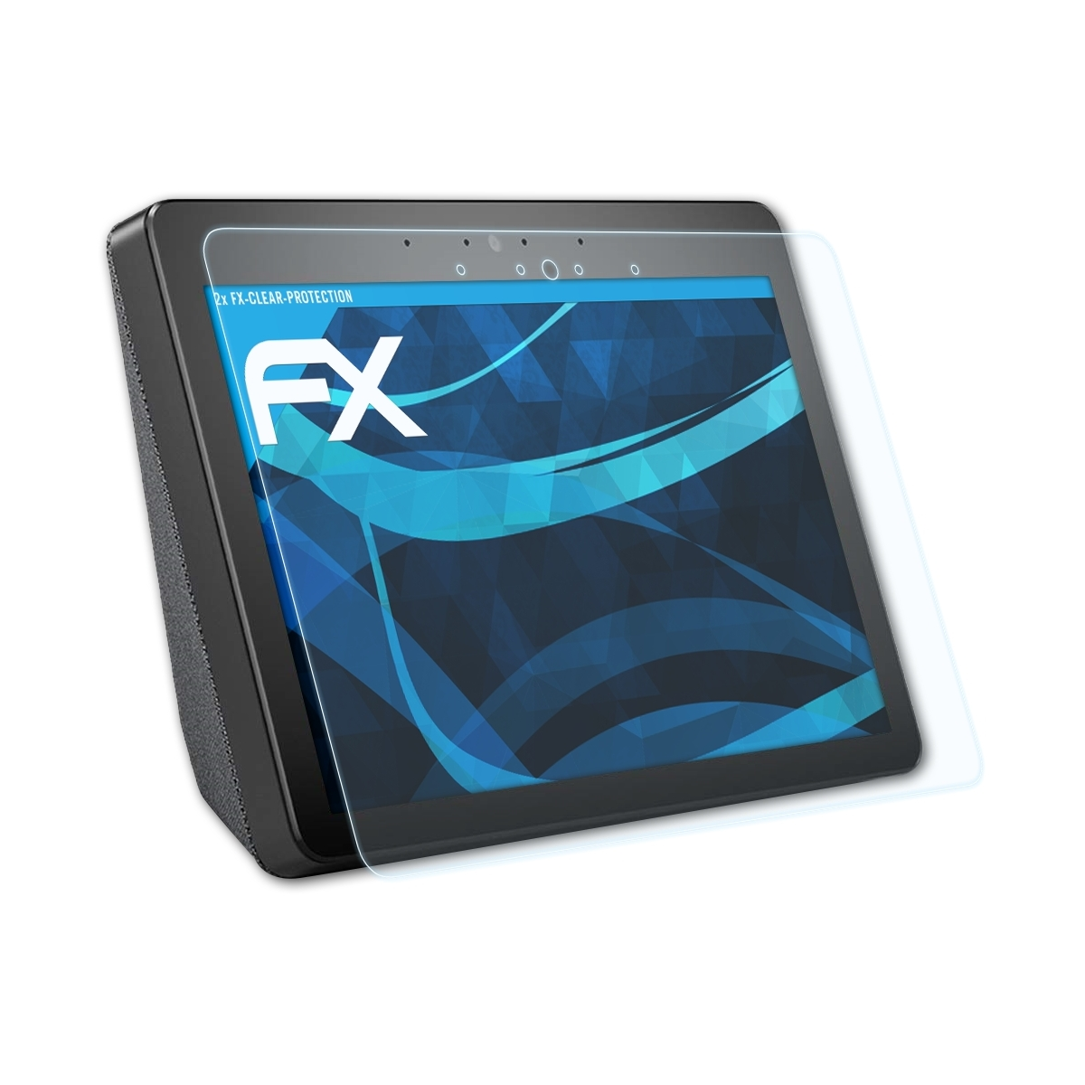FX-Clear Show (2. Echo ATFOLIX 2x Amazon Displayschutz(für Generation))
