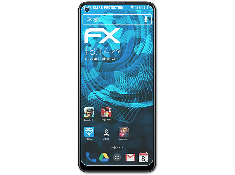 FX-Clear Pro+) Oppo 3x F19 ATFOLIX Displayschutz(für