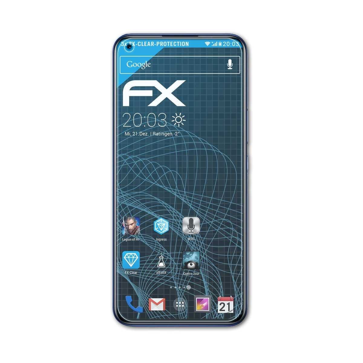 ATFOLIX 3x FX-Clear C17) Realme Displayschutz(für