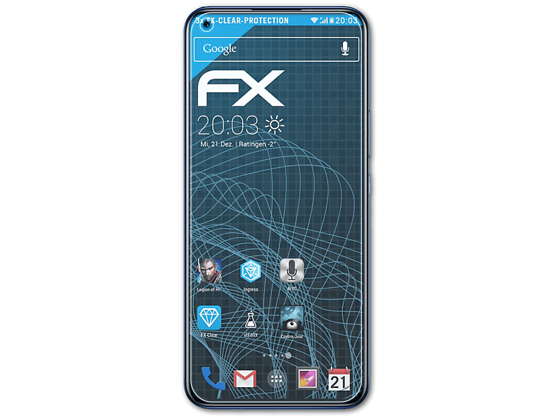 ATFOLIX 3x FX-Clear Displayschutz(für Realme C17)