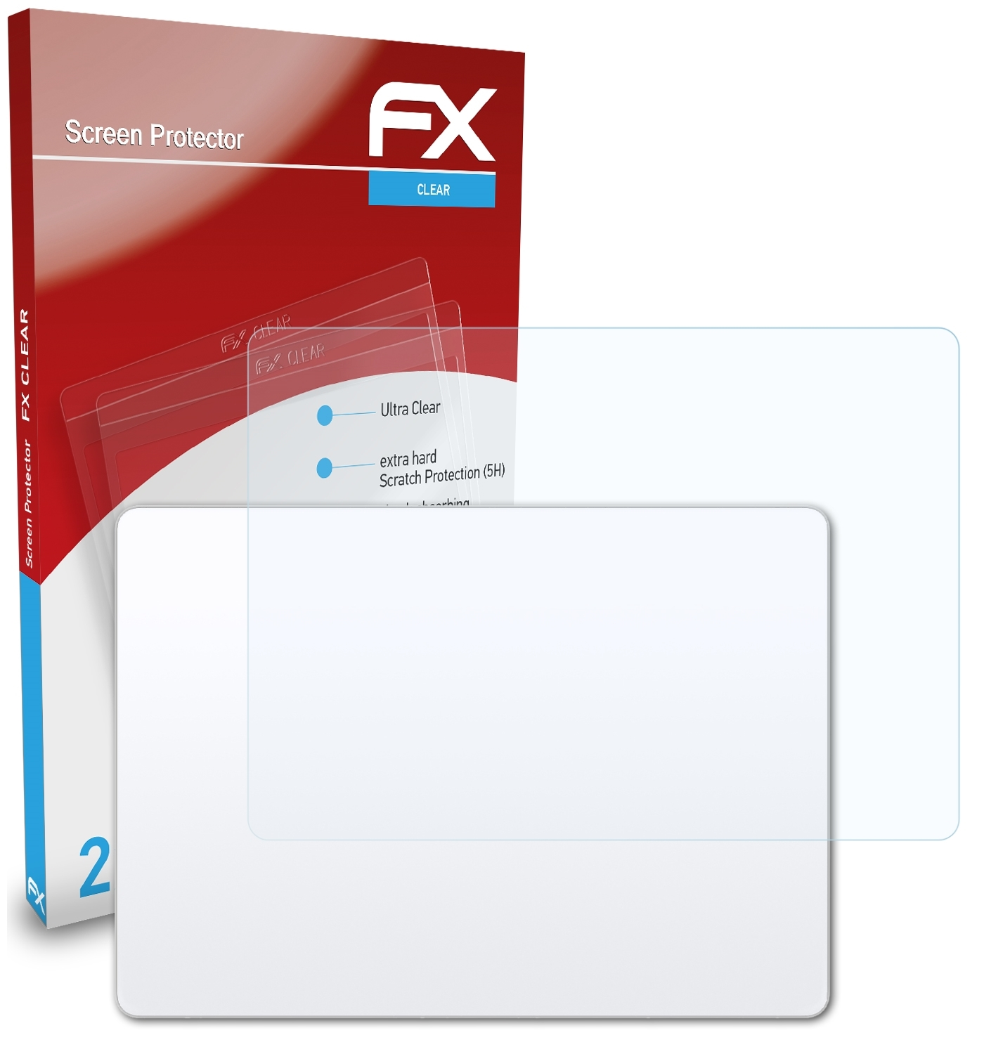 Trackpad Magic 2) FX-Clear 2x Apple ATFOLIX Displayschutz(für