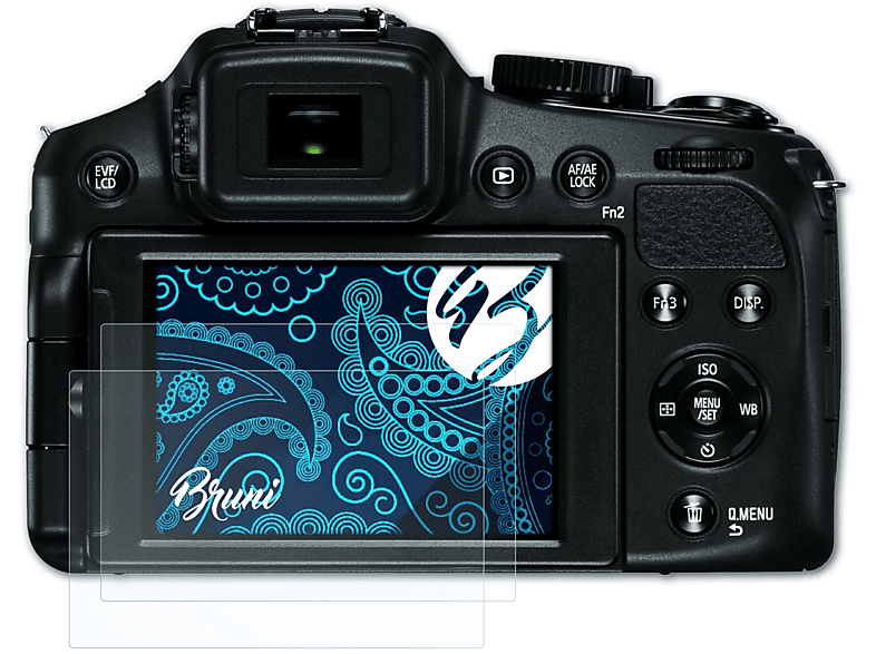 BRUNI Basics-Clear 2x Schutzfolie(für V-Lux 4) Leica