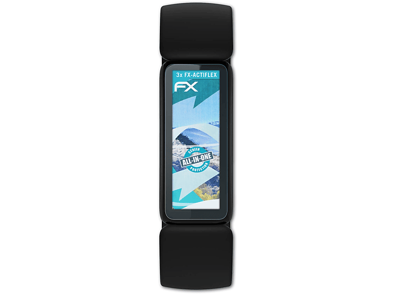 ATFOLIX 3x FX-ActiFleX Displayschutz(für Fitbit Inspire 2)