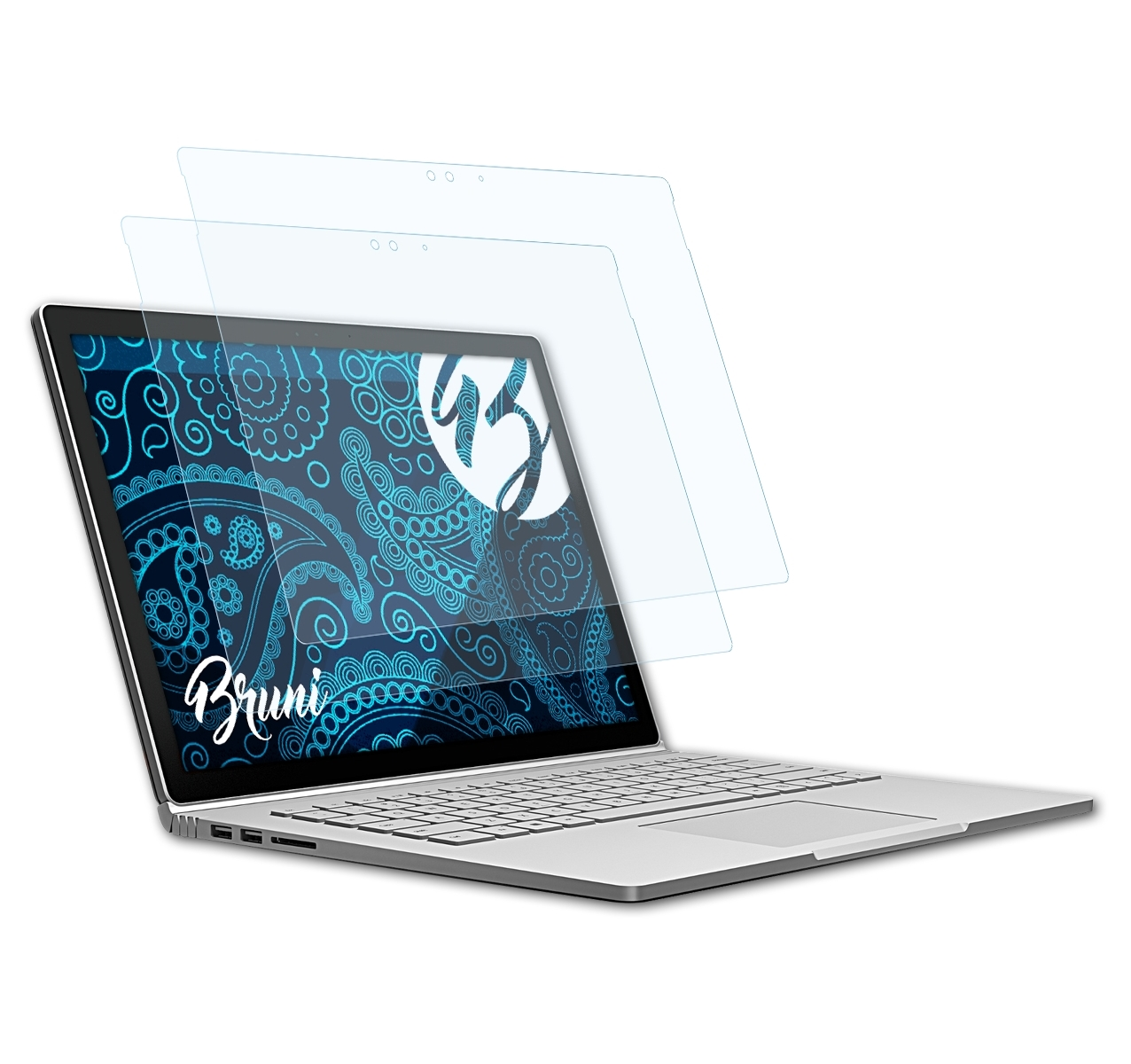 Schutzfolie(für BRUNI Microsoft Surface 2x Book) Basics-Clear