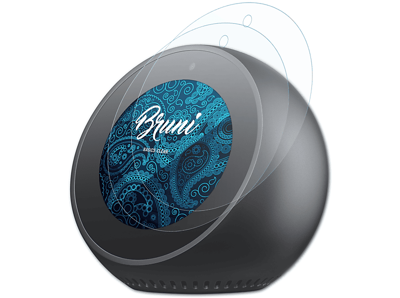 Amazon 2x Echo Schutzfolie(für Basics-Clear Spot) BRUNI